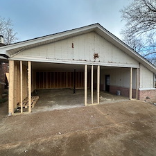 Arlington-TN-Home-Transformation-Exterior-Renovation-Carport-to-Garage-Conversion 6