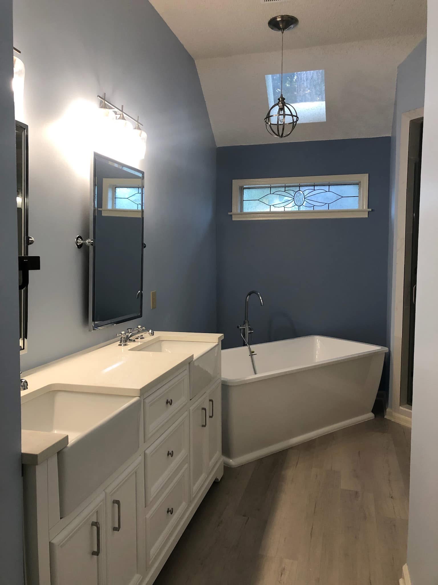 Modern Master Bathroom Remodel in Germantown, TN | Phillips Property Solutions
