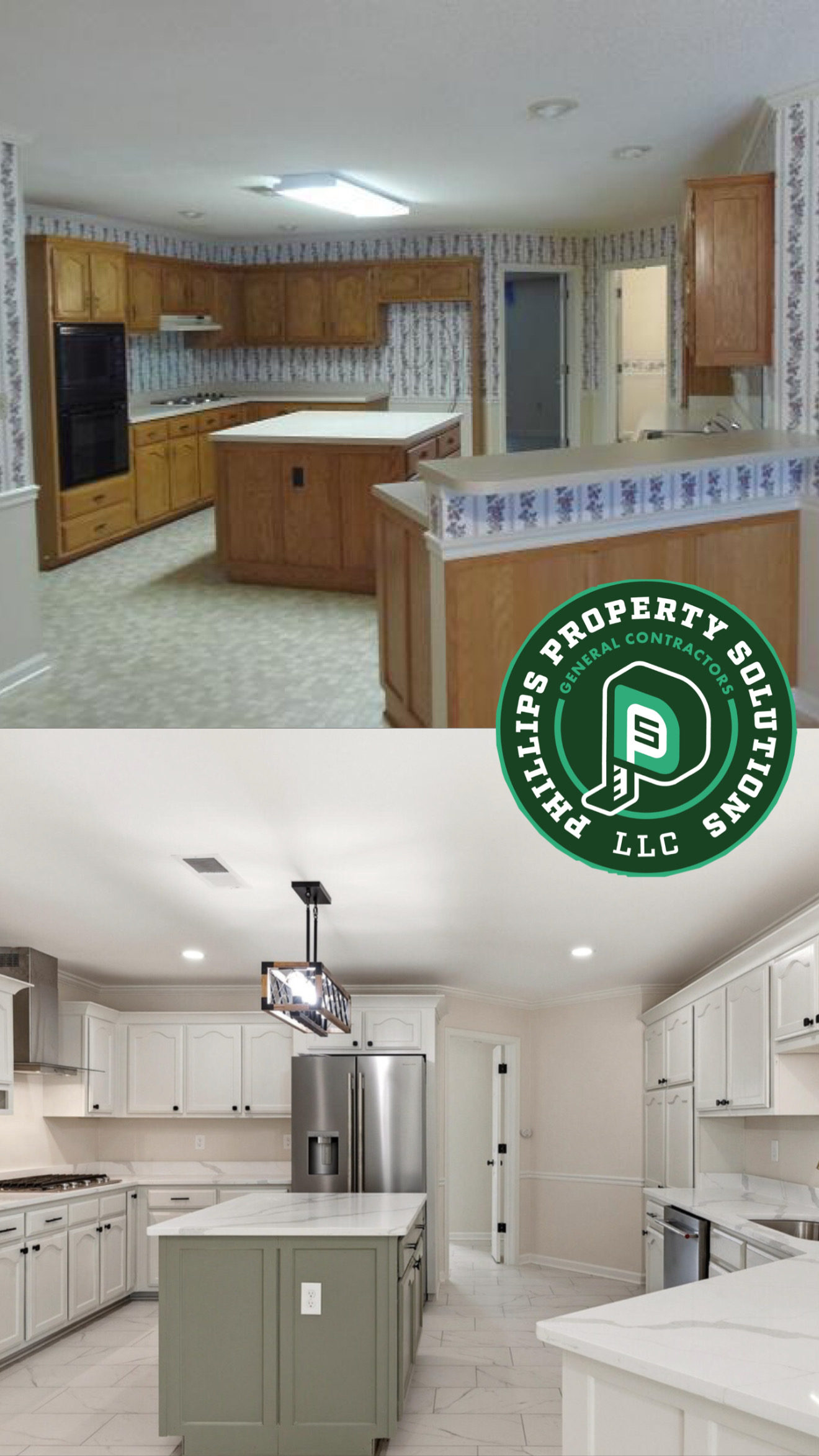 Outdated Kitchen Transformation - Olive Branch, MS!