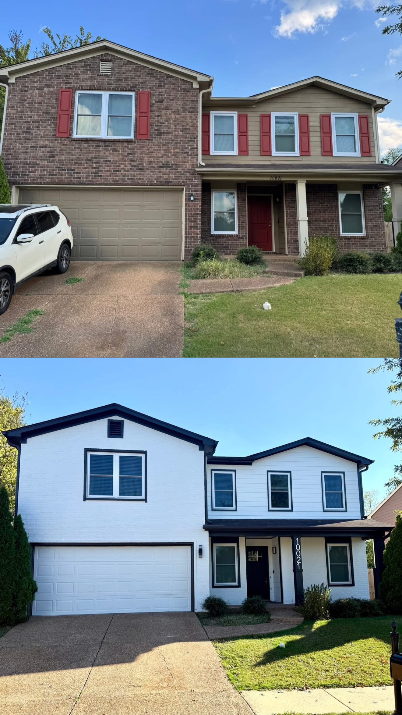 Stunning Exterior Home Renovation in Cordova, TN - Complete Home Transformation!