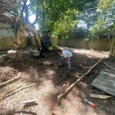 Concrete pad installation